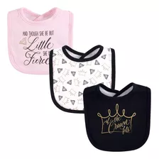 Yoga Sprout Cotton Drooler Bibs, 3 Pack, Crown