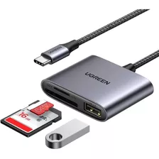 Lector De Tarjetas Sd Microsd Usb-c Ugreen