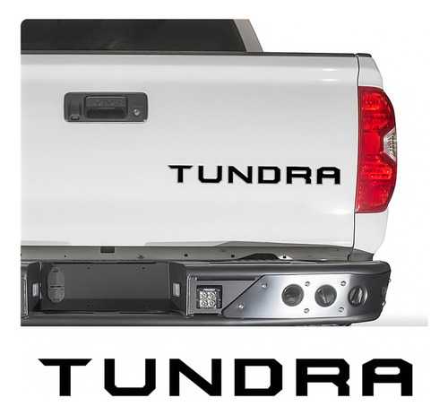 Emblema Logo Portalon Trasero Toyota Tundra 3d  Foto 5