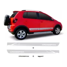 Kit Faixas Laterais Vw Crossfox 2010 2011 Portas E Traseiros