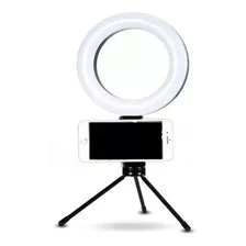 Ring Light Iluminador 6 Polegadas 16cm Usb Led Tripé Mesa