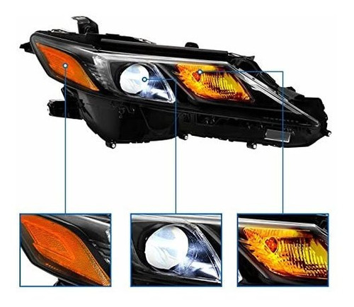 Telpo - Conjunto De Faros Delanteros Led Antivaho Compatible Foto 4