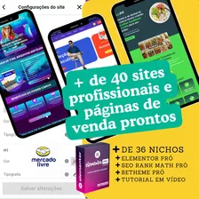 Site Prontos + Pv + Landing P + Elementor Pro + Seo Rank Pró