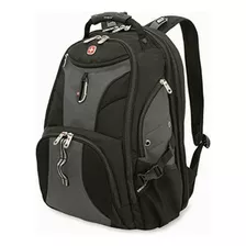 Swissgear Scansmart Mochila Para Laptop, Gris/negro, Color Gris/negro