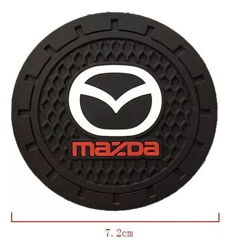 Par Porta Vasos Premium Logo Mazda 6 2009-2011 Foto 3