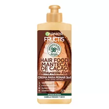 Garnier Fructis Hairfood Cacao Crema Peinar Pelo Rizado300ml