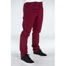 Calça Masculina Jeans Sarja Colorida Slin 36 Ao 64 Plus Size