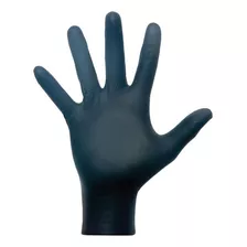 Guantes Nitrilo Reforzado Negro X 100 Unidades - Mediglove 