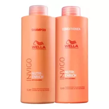 Kit Shampoo E Condicionador Wella Invigo Nutri Enrich 1l