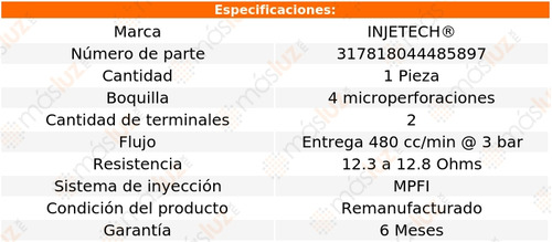 1) Inyector Combustible Pt Cruiser L4 2.4l 03/09 Injetech Foto 4