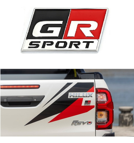 Foto de Emblema Toyota Gr Sport Gazoo Racing Hilux Fortuner Sahara