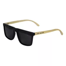 Óculos De Sol Hang Loose Premium Polarizado Preto Bambu