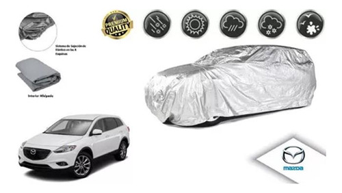 Funda Cubreauto Afelpada Broche Mazda Cx-9 3.7l 2014 Foto 2