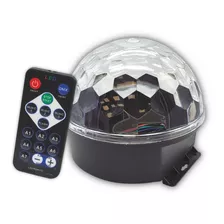 Bola Disco Led Rgb Giratoria Audioritmica 6w Control 220v