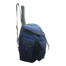 Mochila De Lona Impermeável Gg Pescaria Direto Fábrica.. Cor Azul Desenho Do Tecido Liso