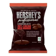 Chocolate Hersheys 40% Meio Amargo Professional 2,01kg Gotas