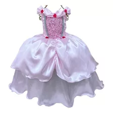 Vestido Luxo Infantil Princesa Bela / Ariel