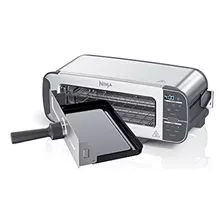 Ninja St101 Foodi 2-in-1 Flip Toaster, Capacidad Para 2 Reba