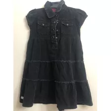 Vestido Azul Corderoy Gimos Talle 2 Oportunidad !!