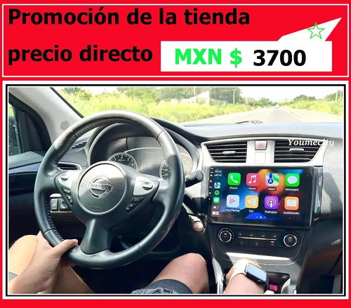 Auto Radio Estreo Android Gps Para Nissan Sentra 2013-2019 Foto 4