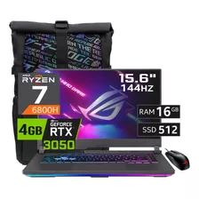 Asus Rog Strix G15 Ryzen7 6800h 16gb 512ssd Rtx3050 15