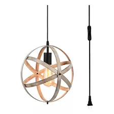 Luz Colgante De Metal Vintage, Sedeblen Industrial Metal Col