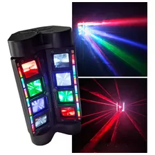 Efeito Led Spider 5w Rgbw + Laser Verde E Vermelho - Klub