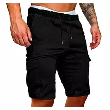 Pack X2 Shorts Cargo Bermuda Hombre Pantalones Jogging