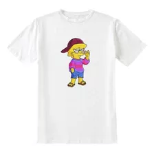 Camiseta Lisa Simpson Moda Tumblr Feminina Rap Swag Geek