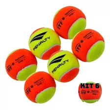  Bola De Beach Tennis Penalty 2 Packs Kit 6 Bolinhas Stage2 