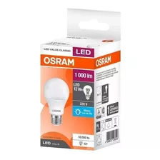 Caja X 10 Lámparas Led Value Classic A 12w Ledvance Osram Color De La Luz Blanco Frío