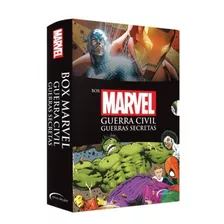 Box Marvel Guerra Civil: Guerras Secretas - Novo - Lacrado