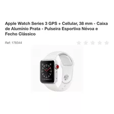 Apple Watch Series 3 Gps + Celular 38mm - Silver Aluminum