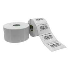 18 Rollos Etiqueta Cuadrada Termica 51x51 Mm 1000 Pz C/u C1 Color Blanco