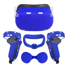 Funda Protectora De Silicona Para Oculus Quest 2 Blue