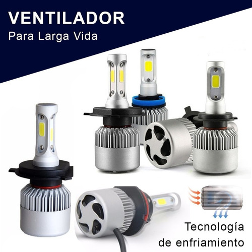 Kit Faros Delanteros Led Nissan Tiida H4 3 Caras Alta Y Baja Foto 7