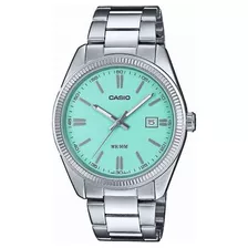 Reloj Casio Tiffany Mtp1302 Azul Aqua Nuevo