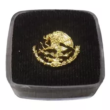 Pin Metálico Escudo Nacional Baño De Oro 24 Kt.