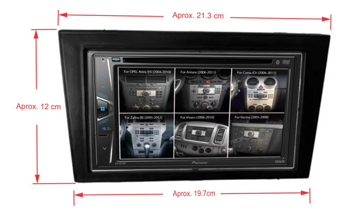 Frente Autoestereo 2din Chevrolet Foto 7