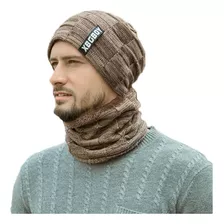 Conjunto De Gorro De Invierno, Bufanda, Gorro De Punto Cálid