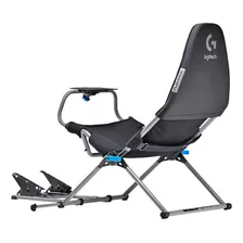 Silla De Escritorio Playseat Challenge X Gamer Negra Con Tapizado De Actifit