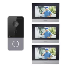 Kit De Videoportero Ip Lite/llamada App/ Incluye 3 Monitores