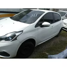 Sucata Peugeot 208 1.2 2017/18 Manual Retirada De Peças