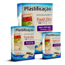 Kit 300 Plástico Para Plastificação Cpf Rg A4 Oferta