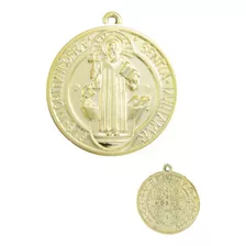 Medalla De San Benito 47mm Fantasía Bisutería 10 Piezas
