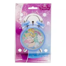 Reloj De Mesa Despertador Analógico Disney Princesas Reloj Despertador Color Celeste 