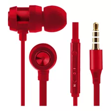 Auriculares In Ear Volkano Alloy Rojo - Mosca