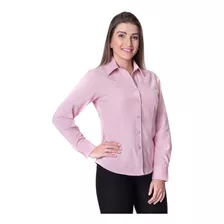 Camisa Poá Rosê Feminina Nívea - Pimenta Rosada