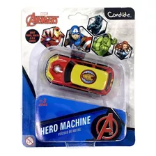 Carrinho Mini Veículo De Metal Hero Avengers Homem De Ferro