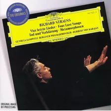 Strauss Karajan 4 Last Songs Death Transfiguration Import Cd